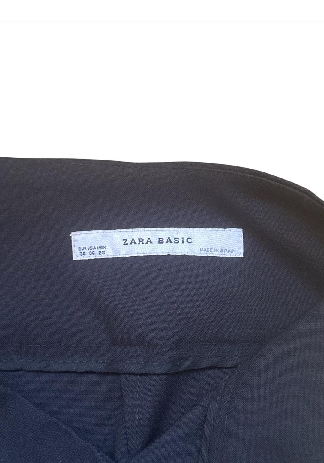 Zara Basic Черная юбка-карандаш — фото 2