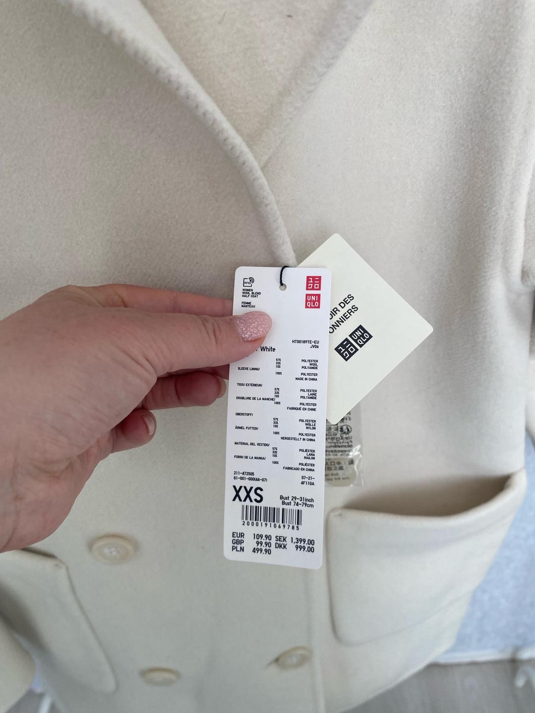 Uniqlo Пальто Uniqlo. Размер XXS, подойдет и на XS — фото 2