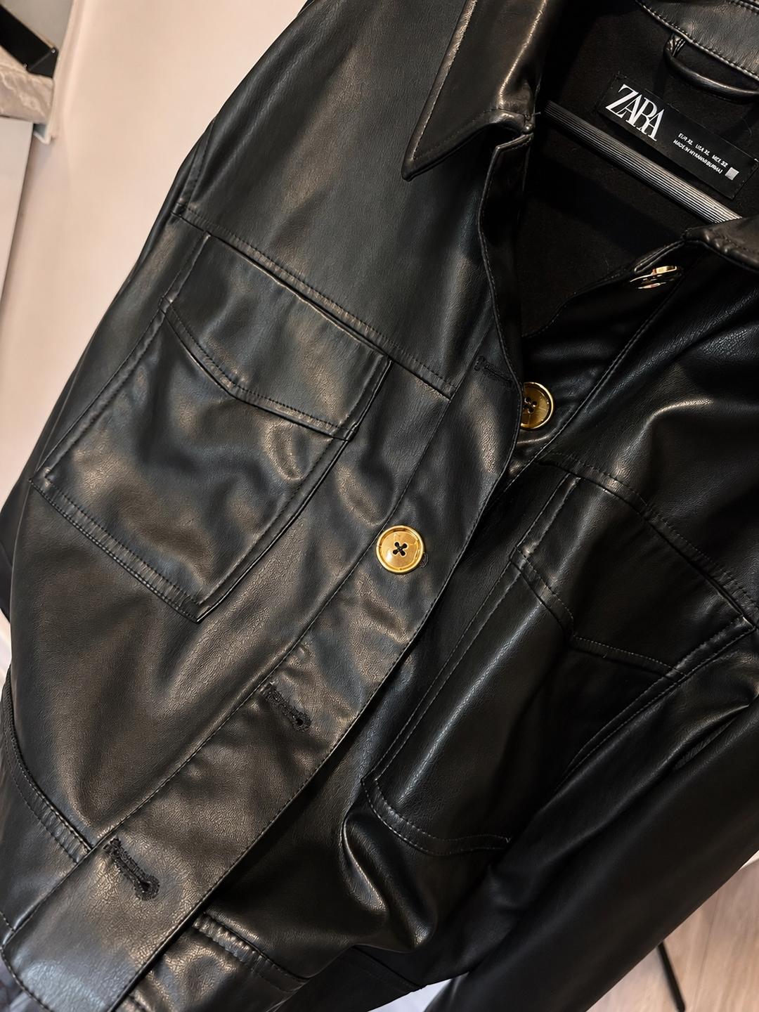 Zara Куртка ZARA из экокожи — фото 2