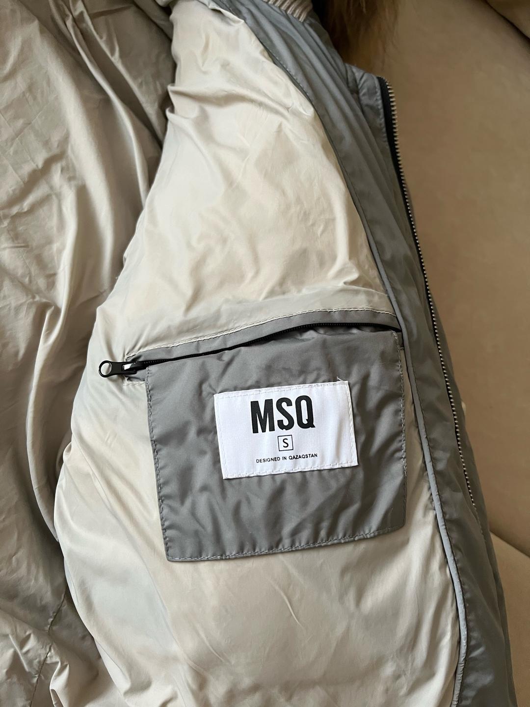 MSQ Beauty Мужской пуховик  MSQ с капюшоном и мехом — фото 2