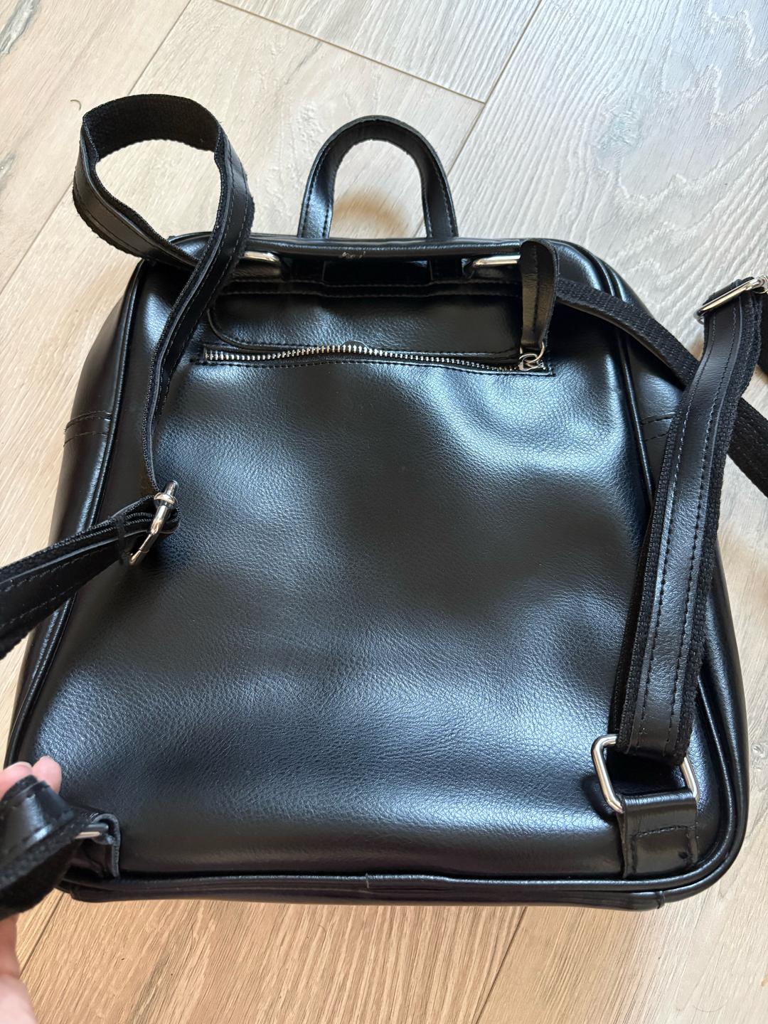 Нет бренда Кожаный рюкзак 🎒🖤 — фото 2