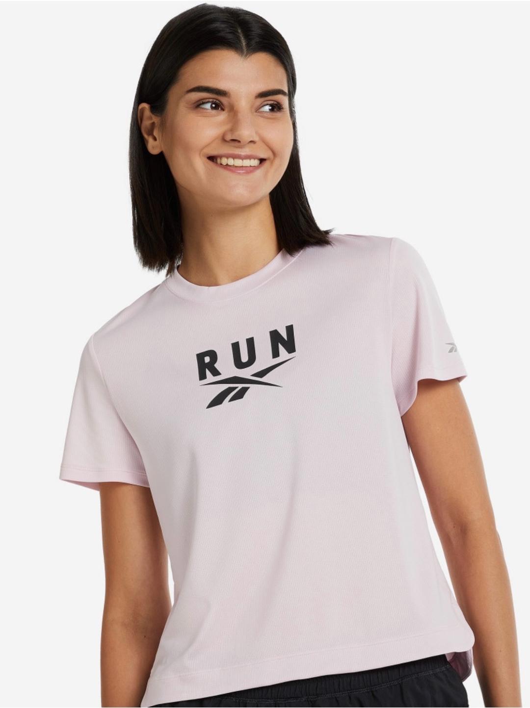 Reebok Футболка спортивная Reebok WOR RUN SW GRAPHIC TEE — фото 2