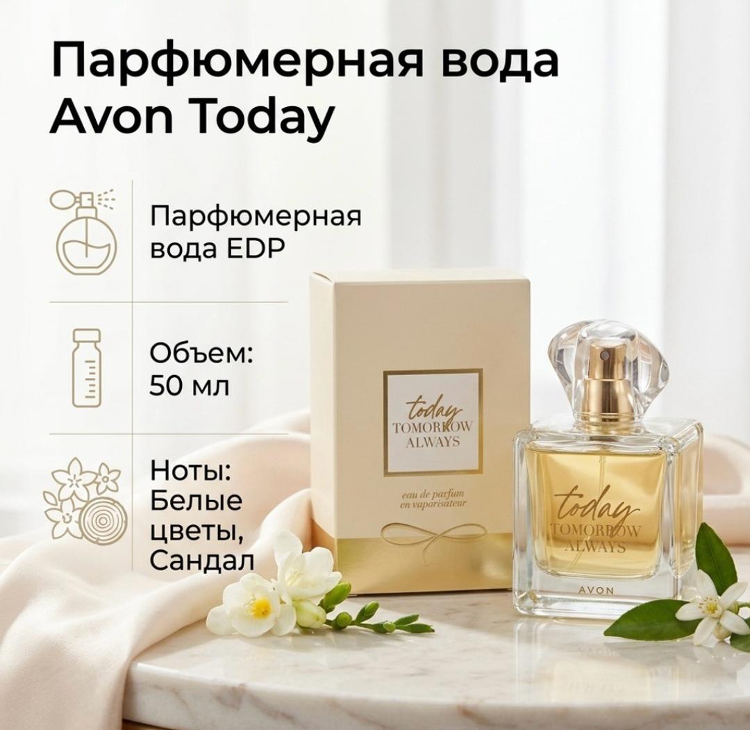 Avon Парфюмерная вода Avon Today Tomorrow Always 50мл — фото 2