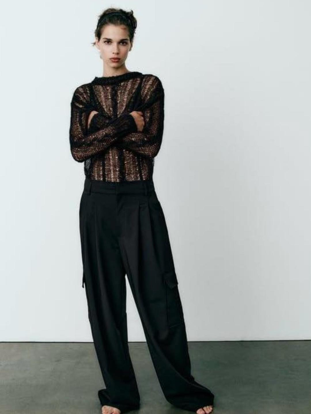Zara Брюки карго — фото 2
