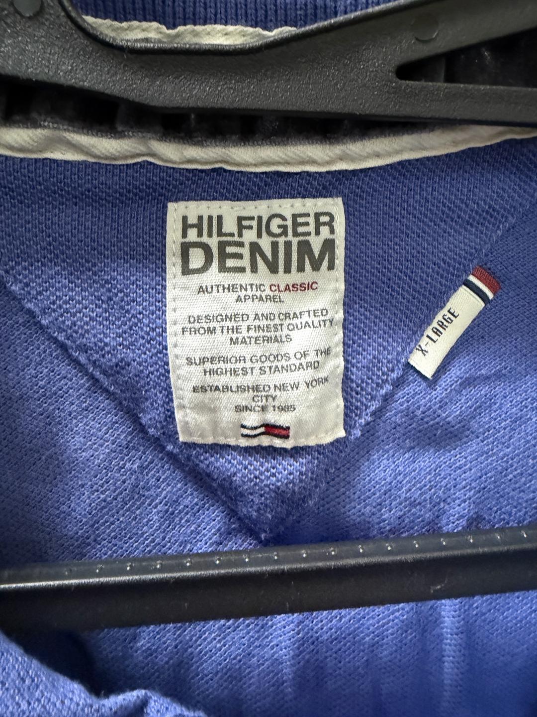 Tommy Hilfiger Голубое поло tommy hilfiger original — фото 2