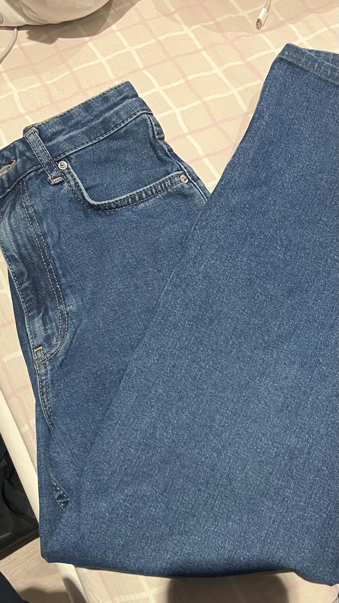 Bershka синие джинсы — фото 2