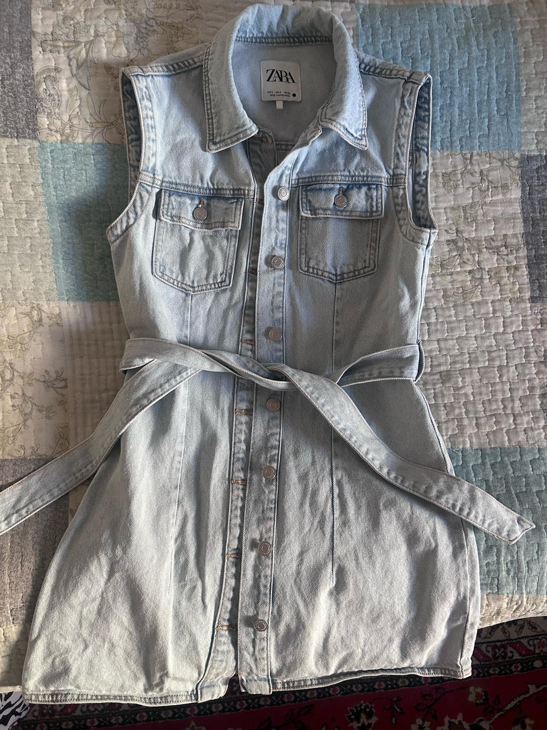 Zara Джинсовый сарафан ZARA — фото 2