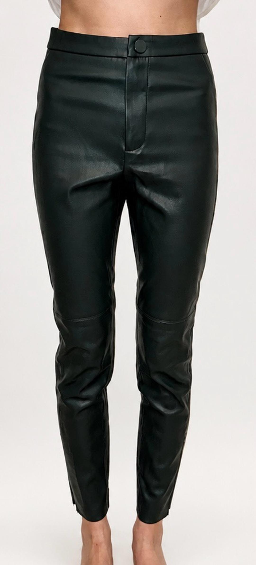 Zara Брюки ZARA из экокожи — фото 2
