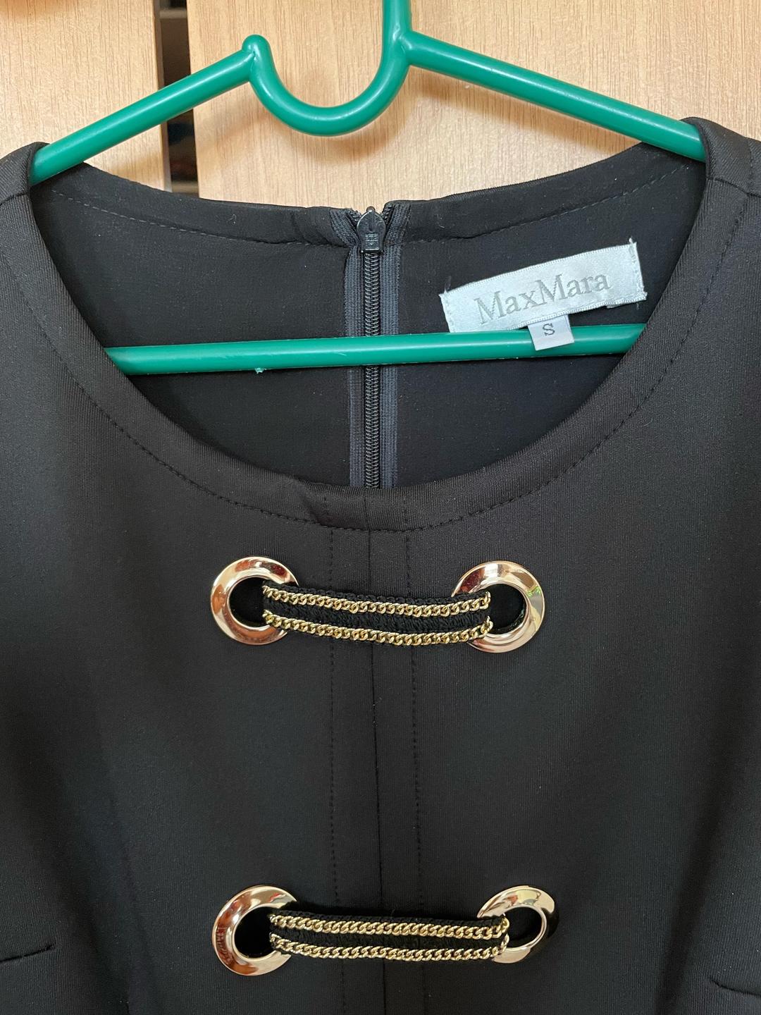Max Mara Черное мини платье — фото 2