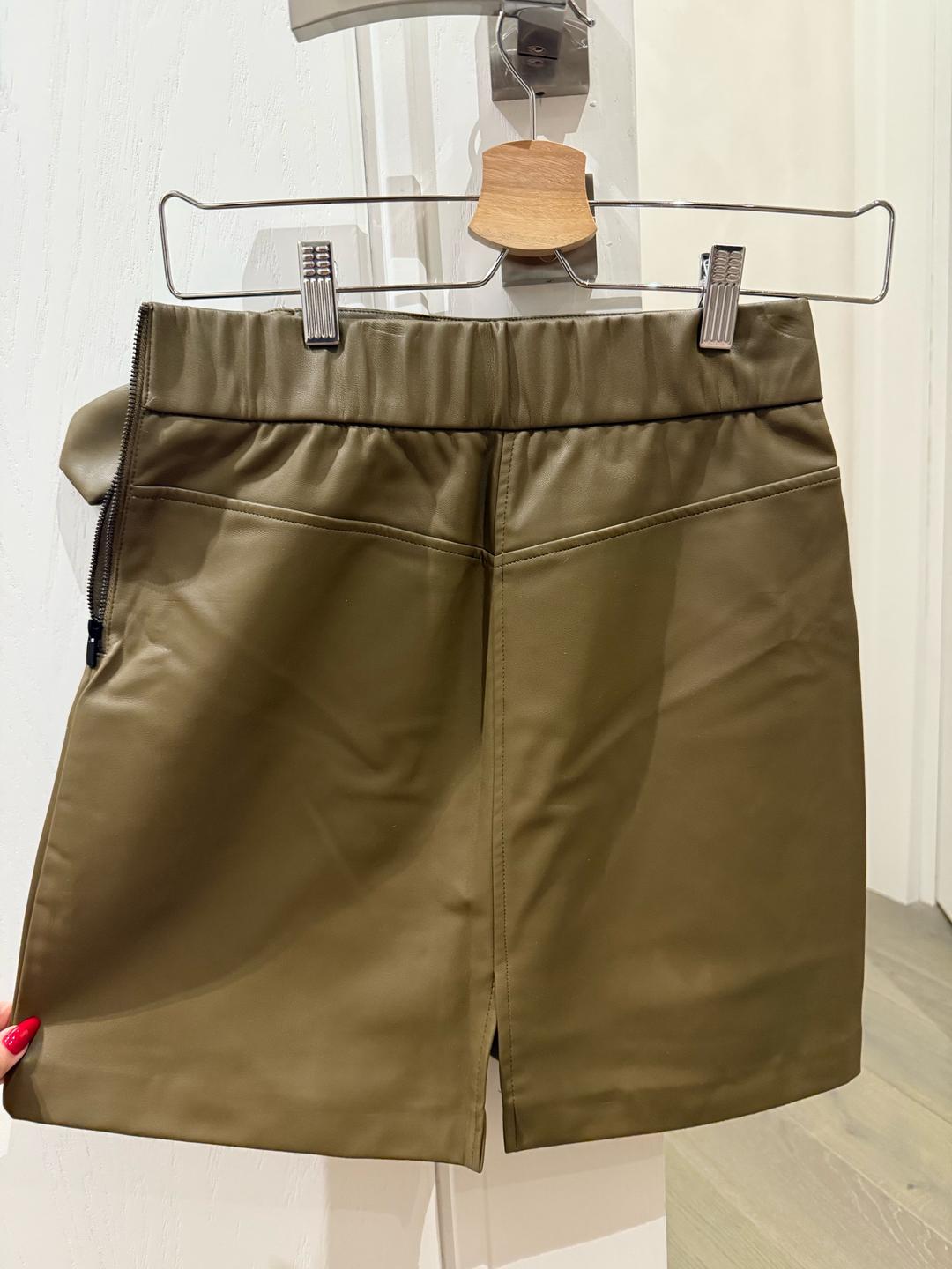 Zara Кожанная юбка Zara — фото 2