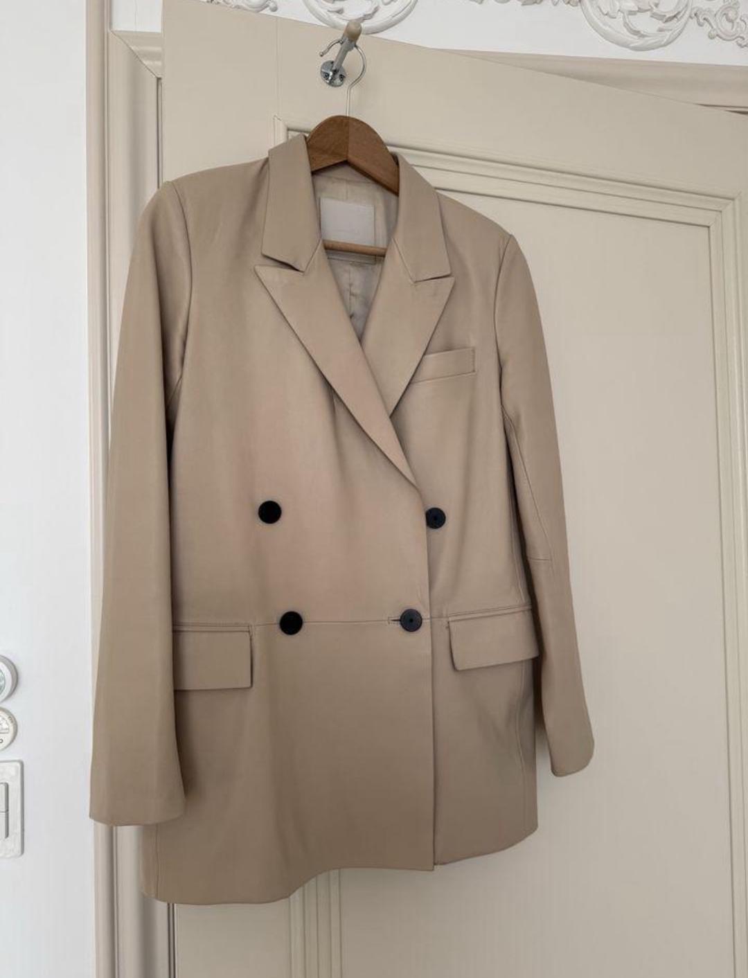 Massimo Dutti Жакет кожаный — фото 2