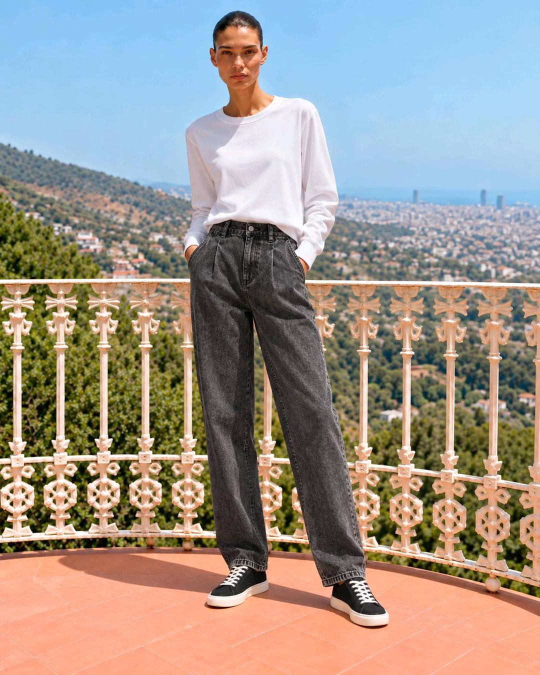 Atelier Luxe Графитовые джинсы — фото 2