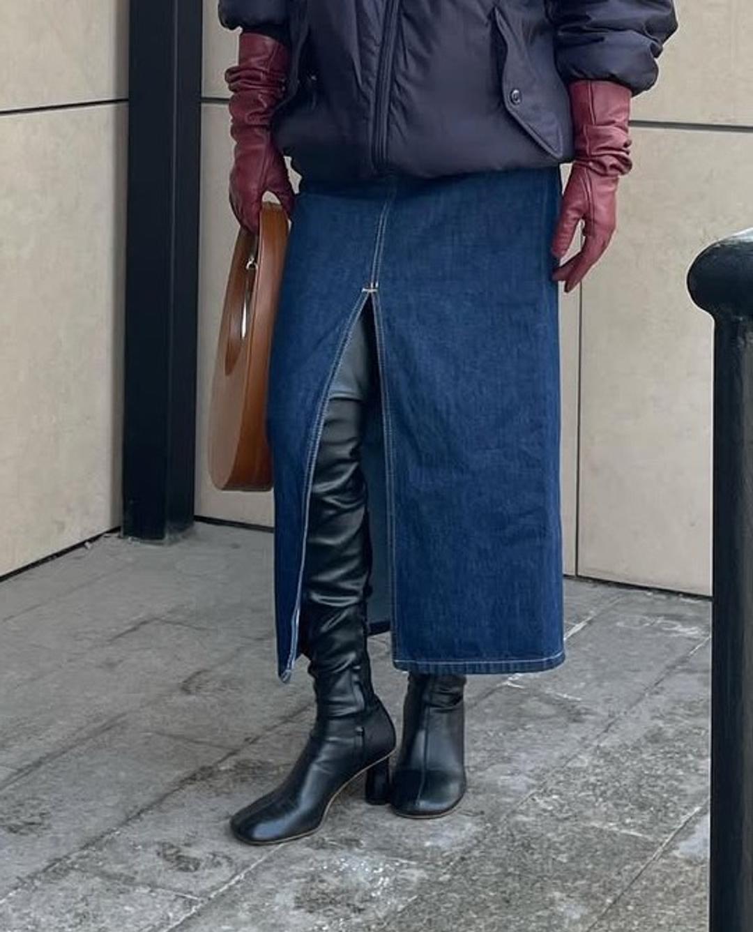 Massimo Dutti Джинсовая юбка Massimo Dutti — фото 2