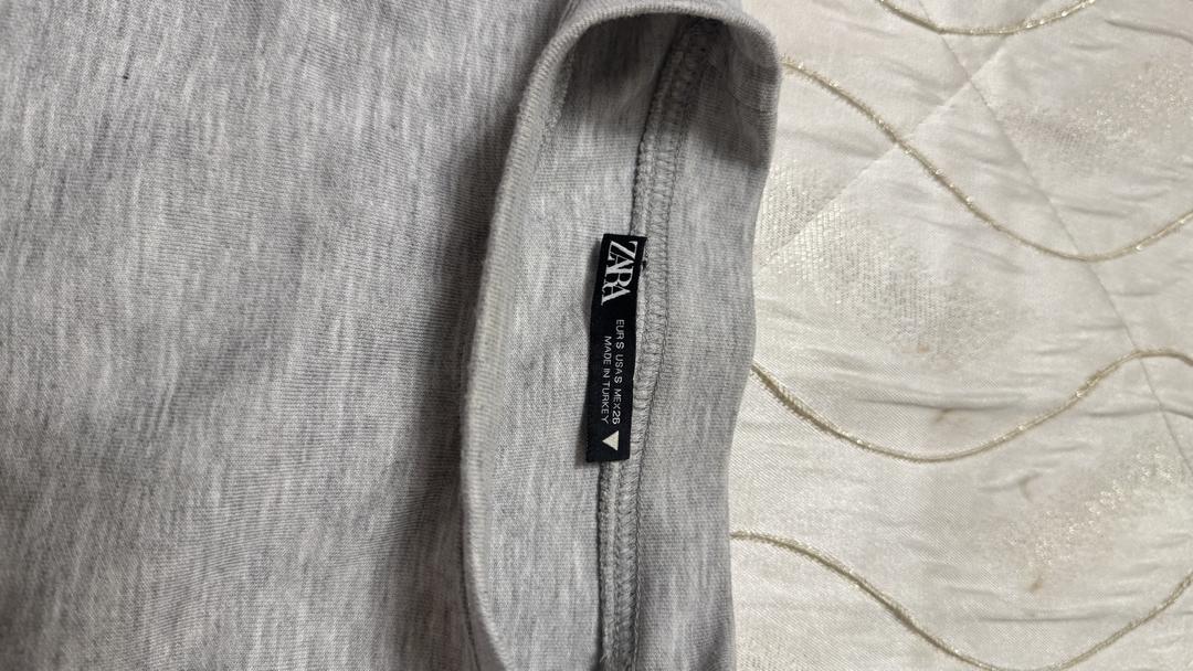 Zara Серая футболка Zara — фото 2