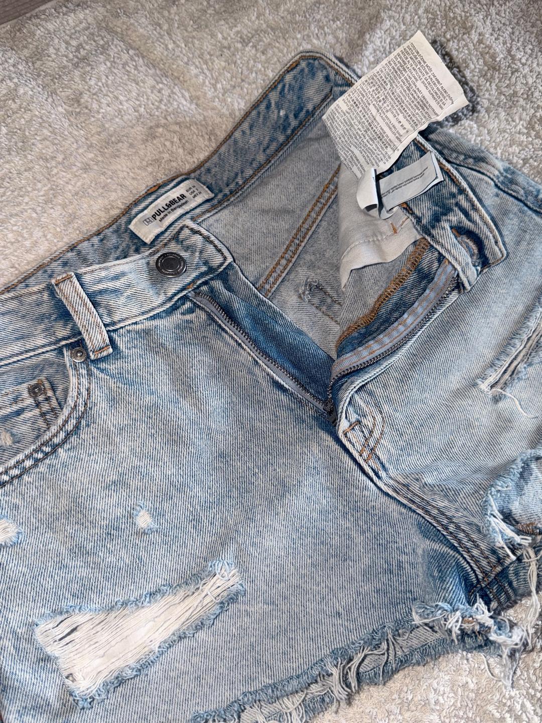 Pull & Bear Джинсовые шорты Pull & Bear — фото 2