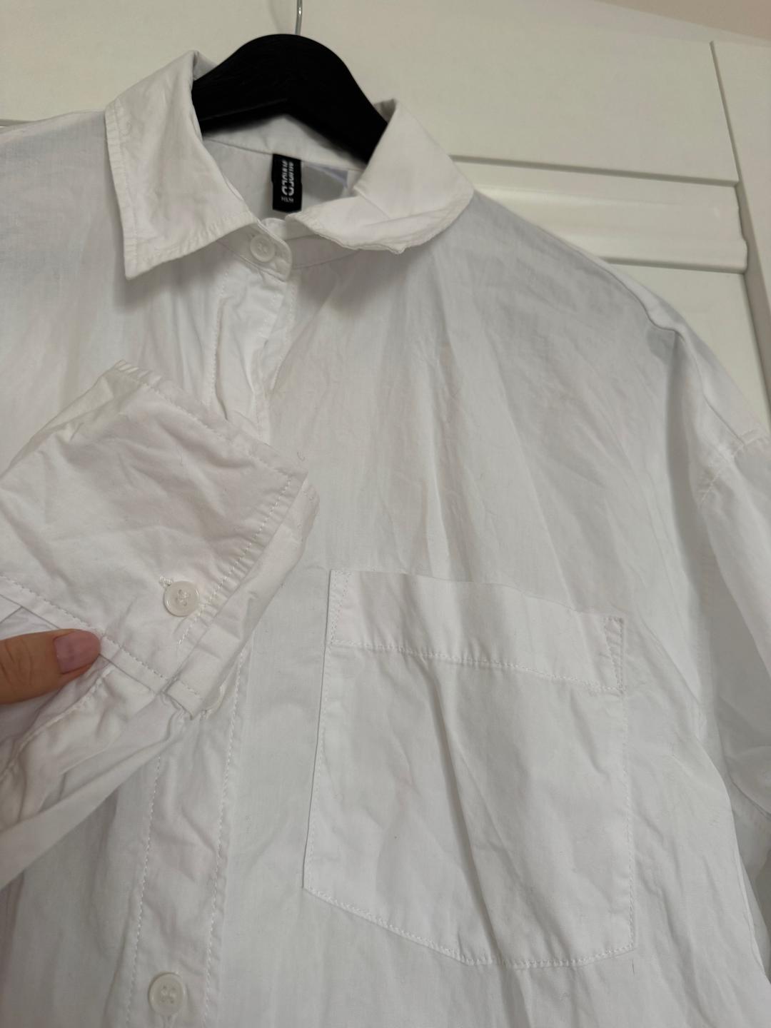 H&M Белая рубашка H&M DIVIDED — фото 2