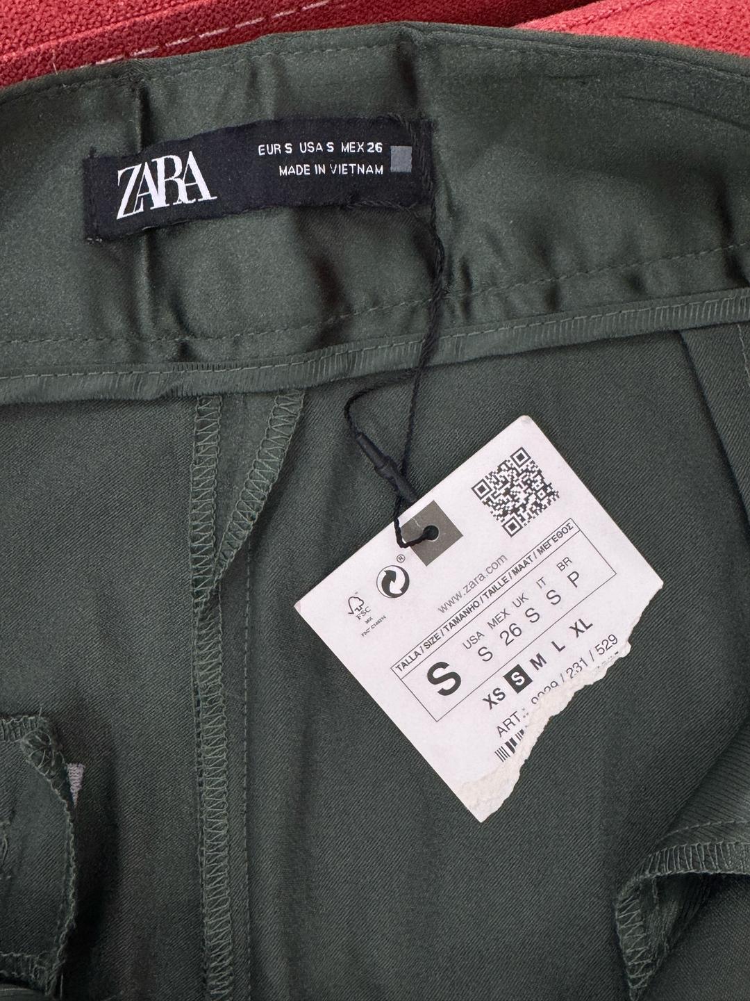 Zara Атласные брюки от Зара — фото 2