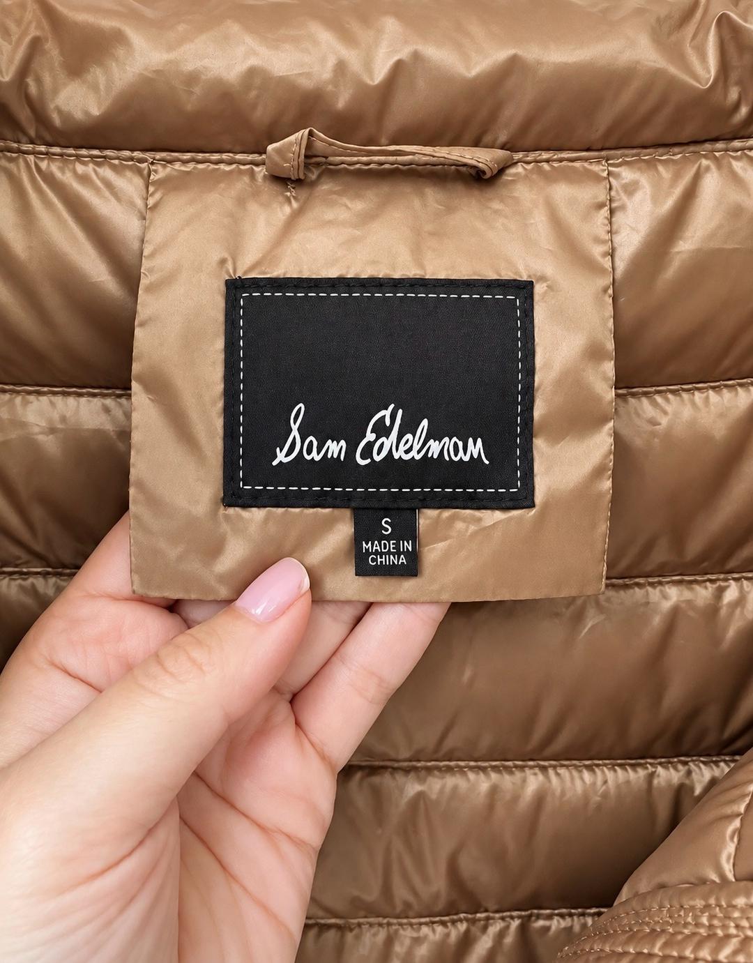 Sam Edelman Стеганая куртка-пуховик Sam Edelman бронзового цвета 🤎✨ — фото 2
