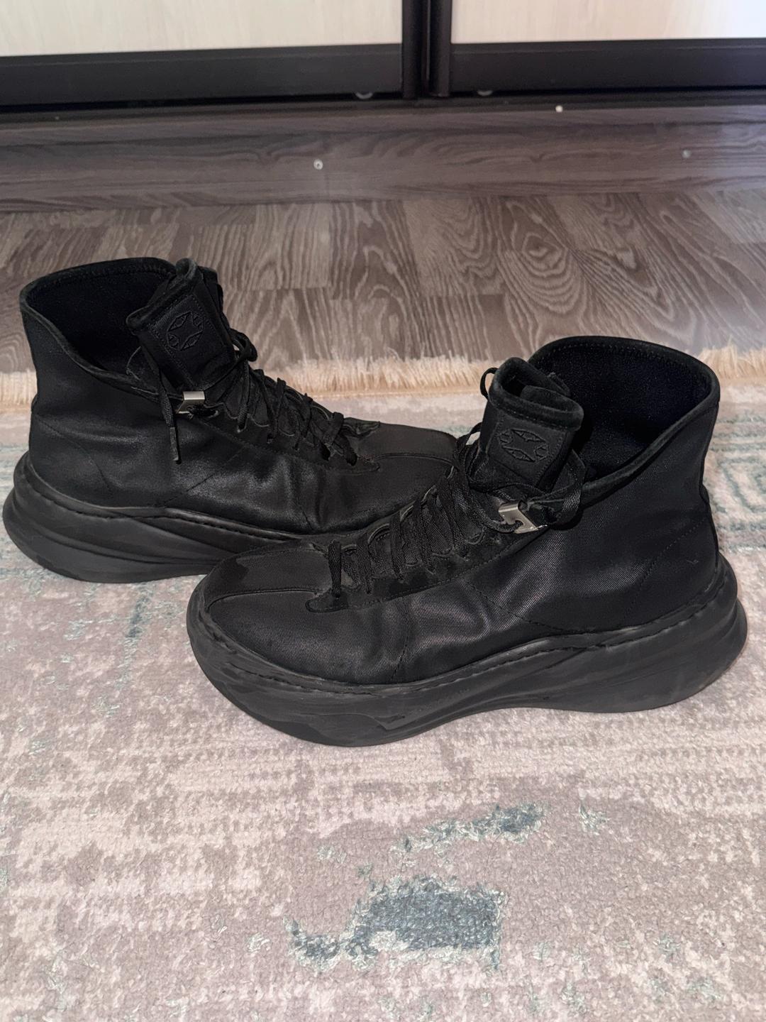 1017 ALYX 9SM 1017 ALYX 9SM - Canvas Black High Top Sneakers — фото 2