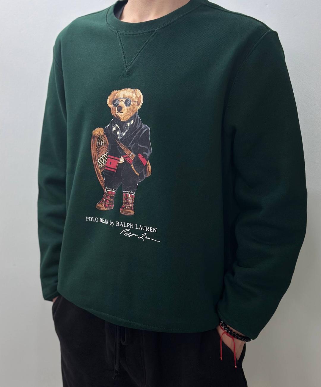Ralph Lauren Ralph Lauren Bear Sweatshirt Green — фото 2