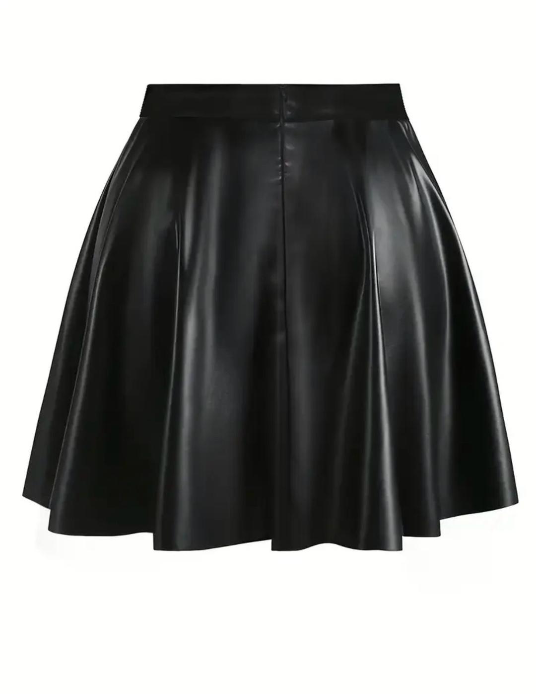 SHEIN Юбка эко кожа с м — фото 2