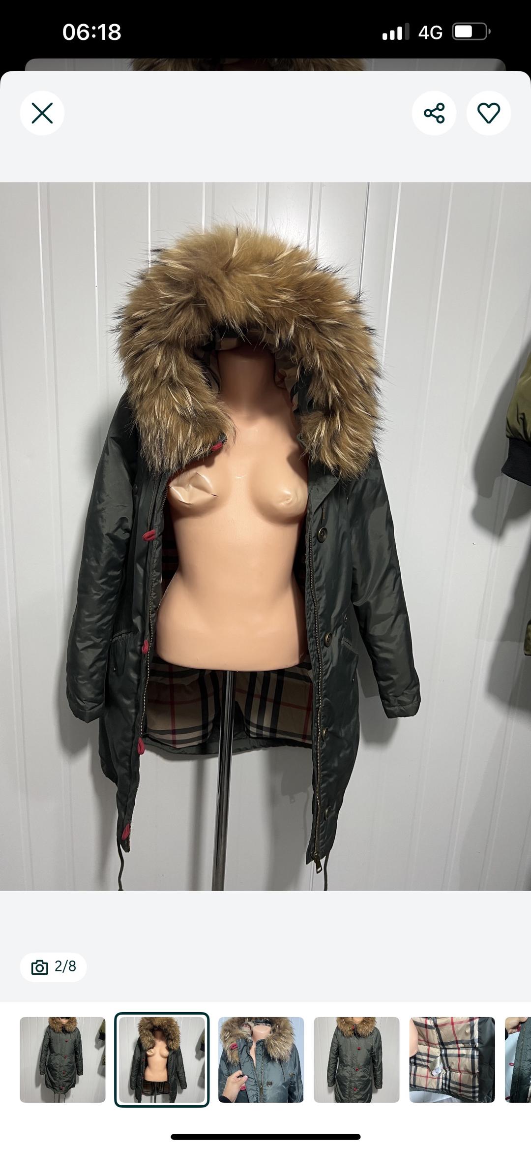 Burberry BRIT Зимняя куртка Burberry Brit — фото 2