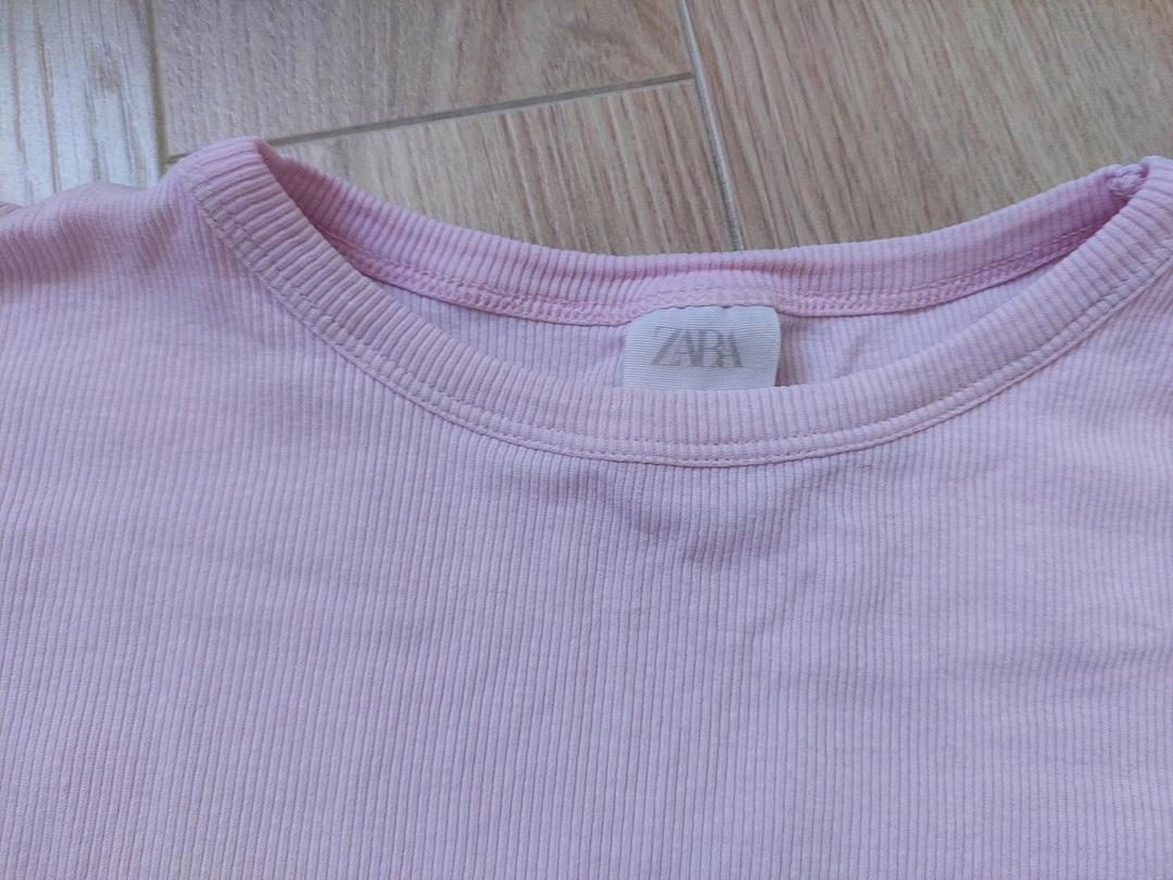 Zara Футболка Зара розовая — фото 2