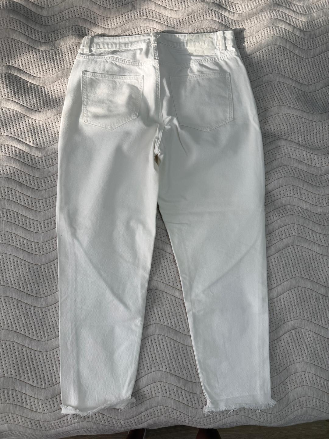 Zara Белые джинсы ZARA — фото 2
