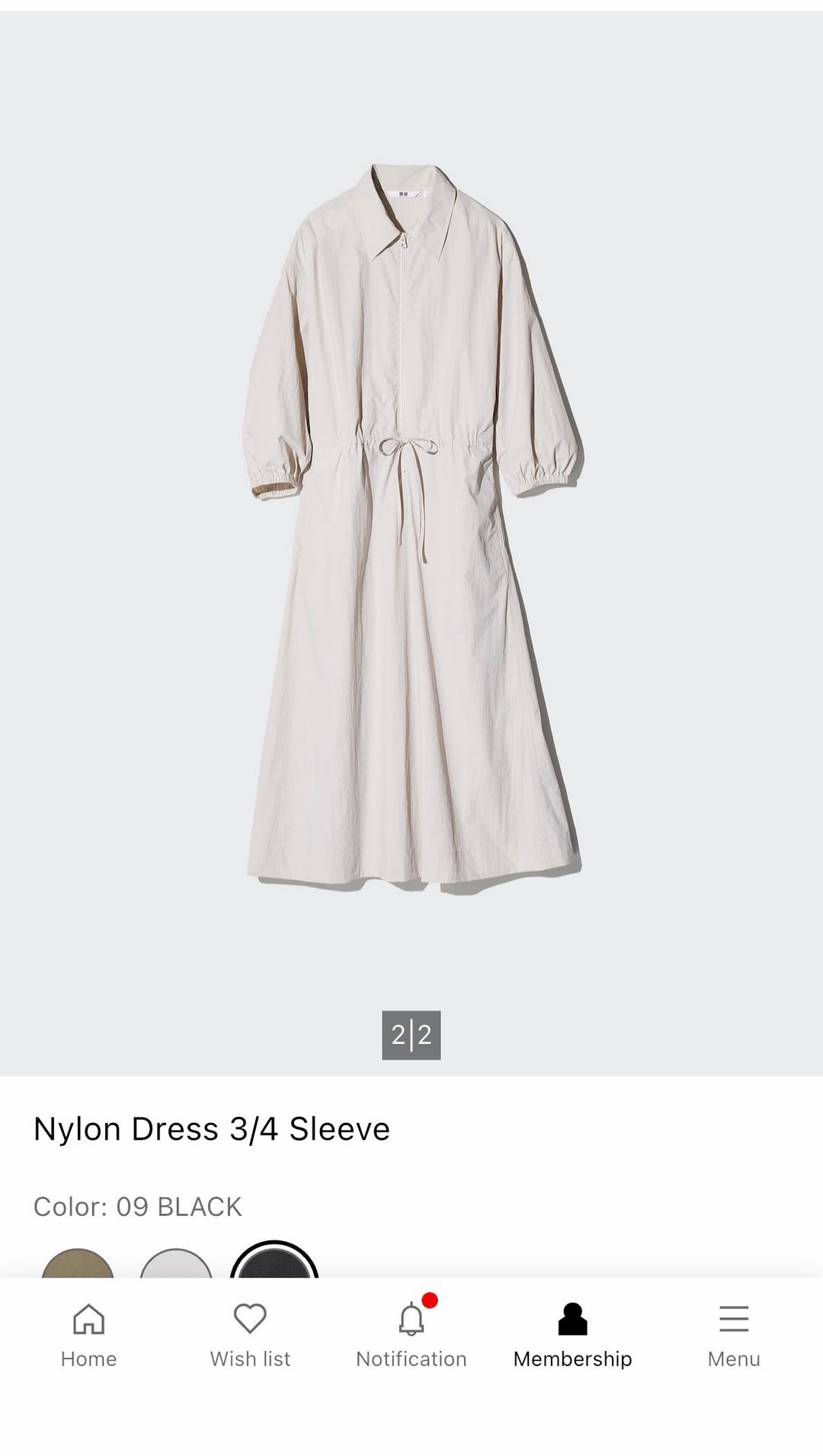 Uniqlo Платье миди на кулиске Uniqlo — фото 2