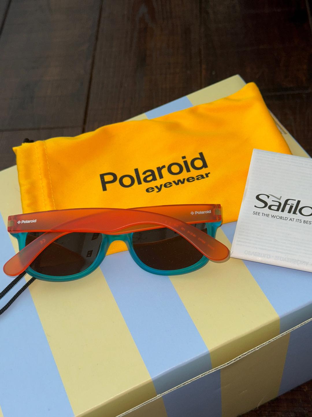Polaroid Детские солнцезащитные очки Polaroid Eyewear (с поляризацией и чехлом) — фото 2
