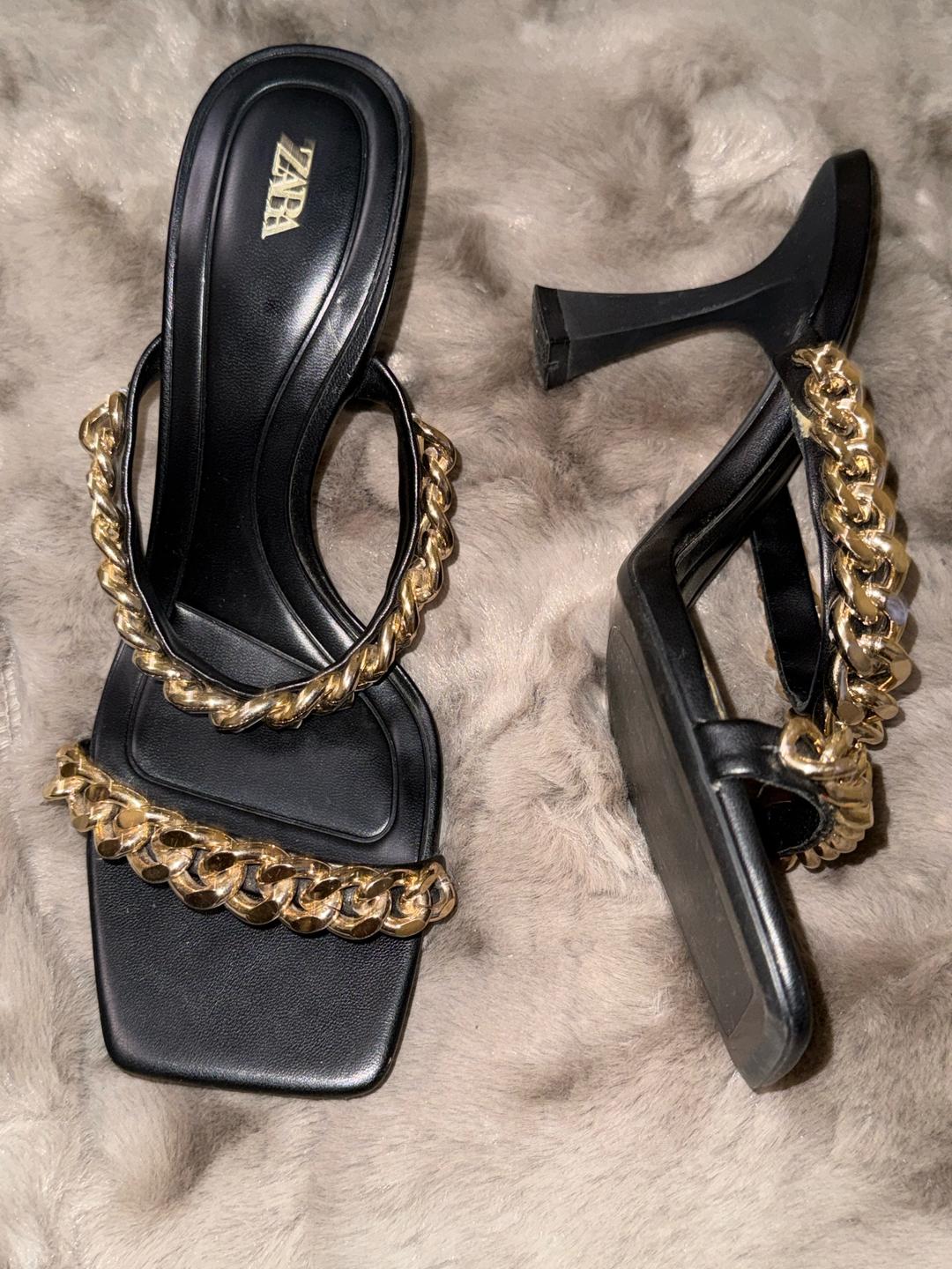 Zara Босоножки на каблуке Zara — фото 2