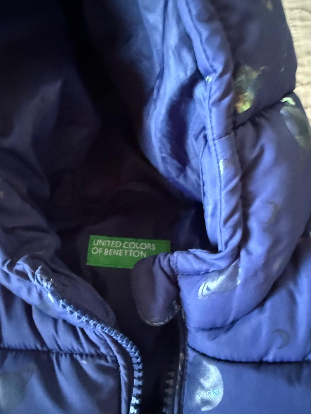 United Colors of Benetton Куртка с принтом планет для девочки — фото 2