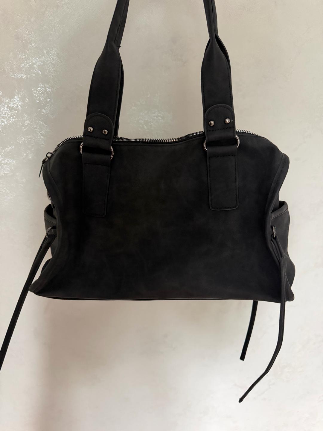 Нет бренда Сумка черная в стиле city bag — фото 2