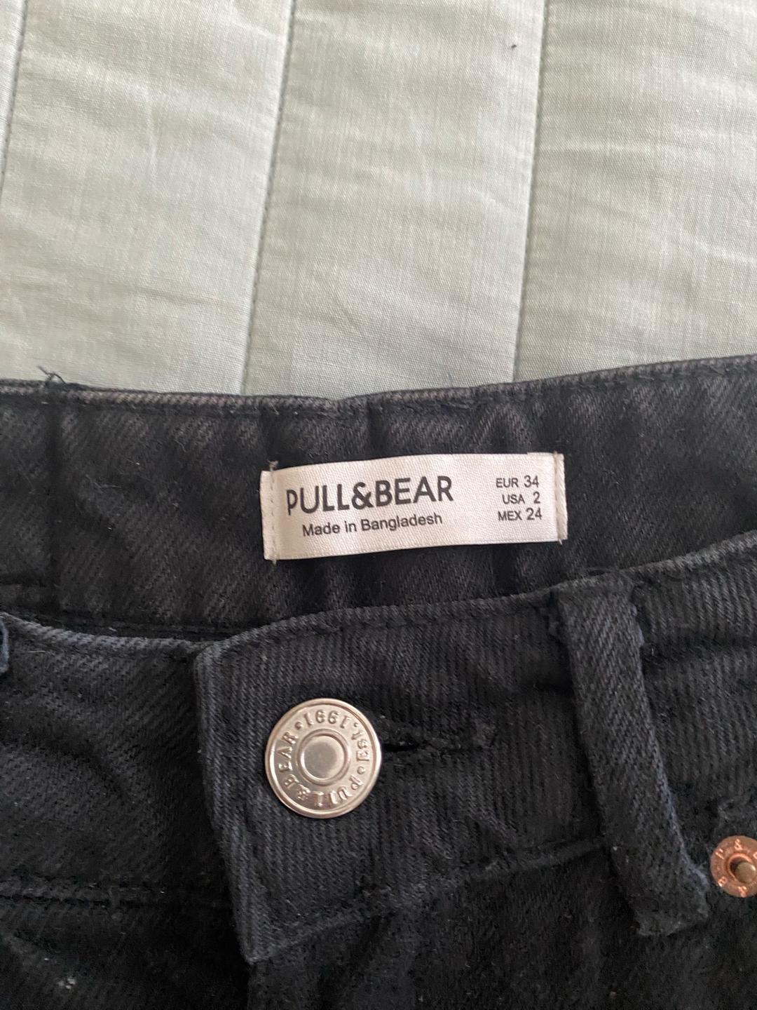 Pull & Bear Черные джинсы из PULL&BEAR — фото 2