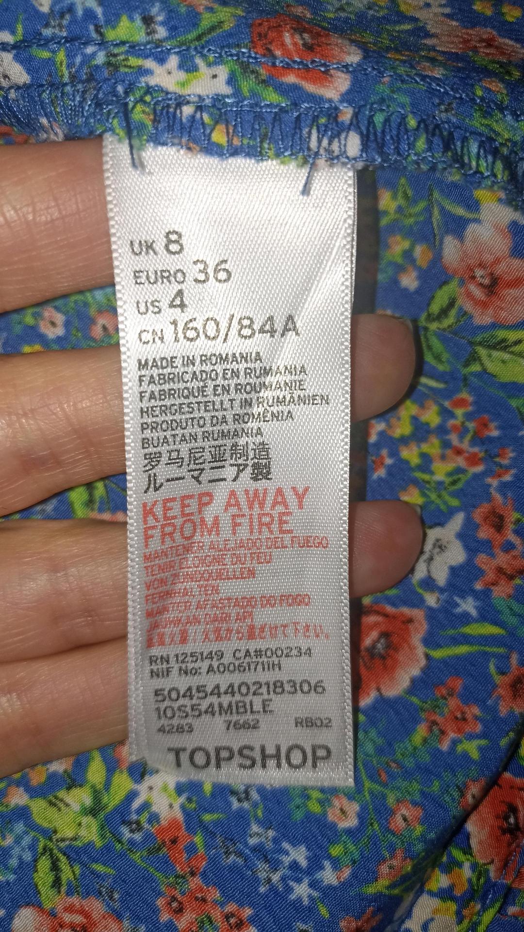 Topshop Платье Topshop с принтом — фото 2