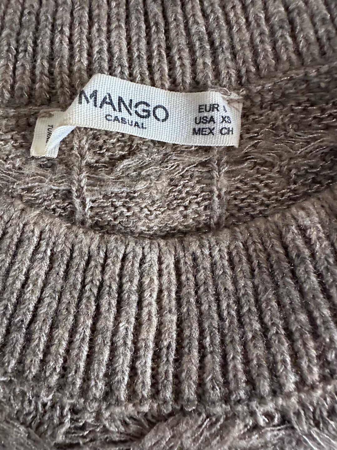 Mango Бежевый свитер Mango — фото 2