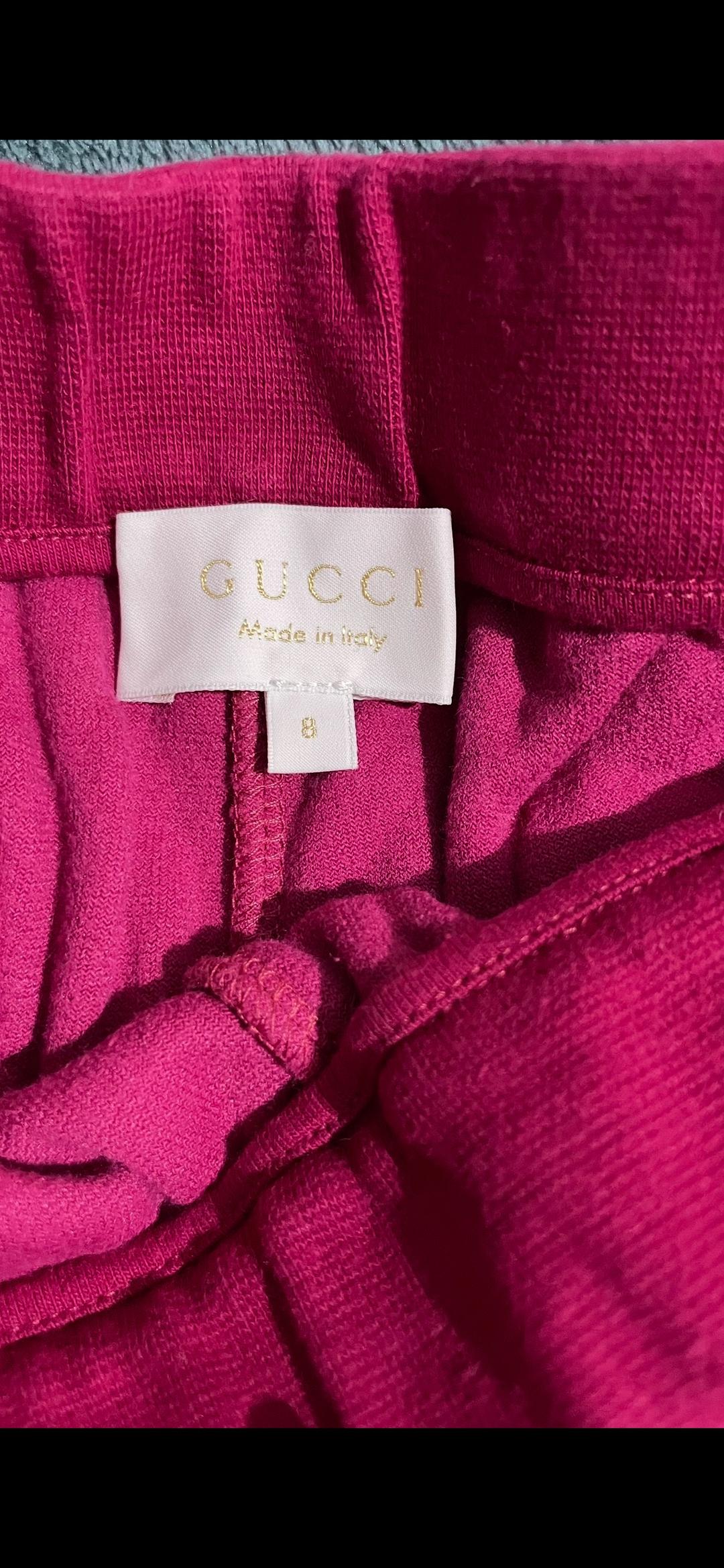 Gucci Велюровый костюм Gucci на девочку, оригинал — фото 2