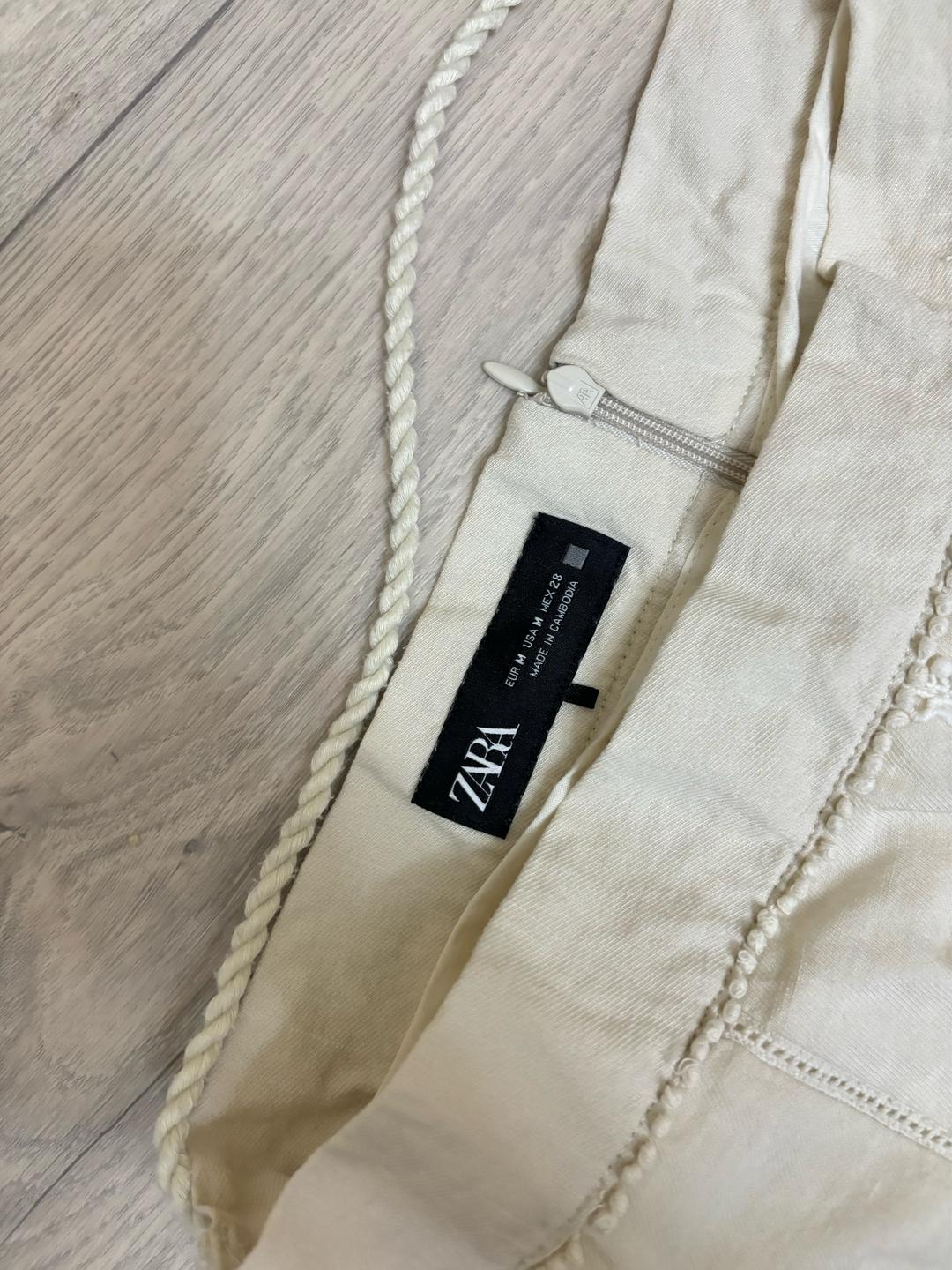 Zara Юбка миди Zara с вышивкой — фото 2