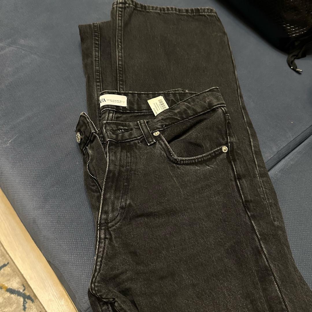Zara Джинсы ZARA серые — фото 2
