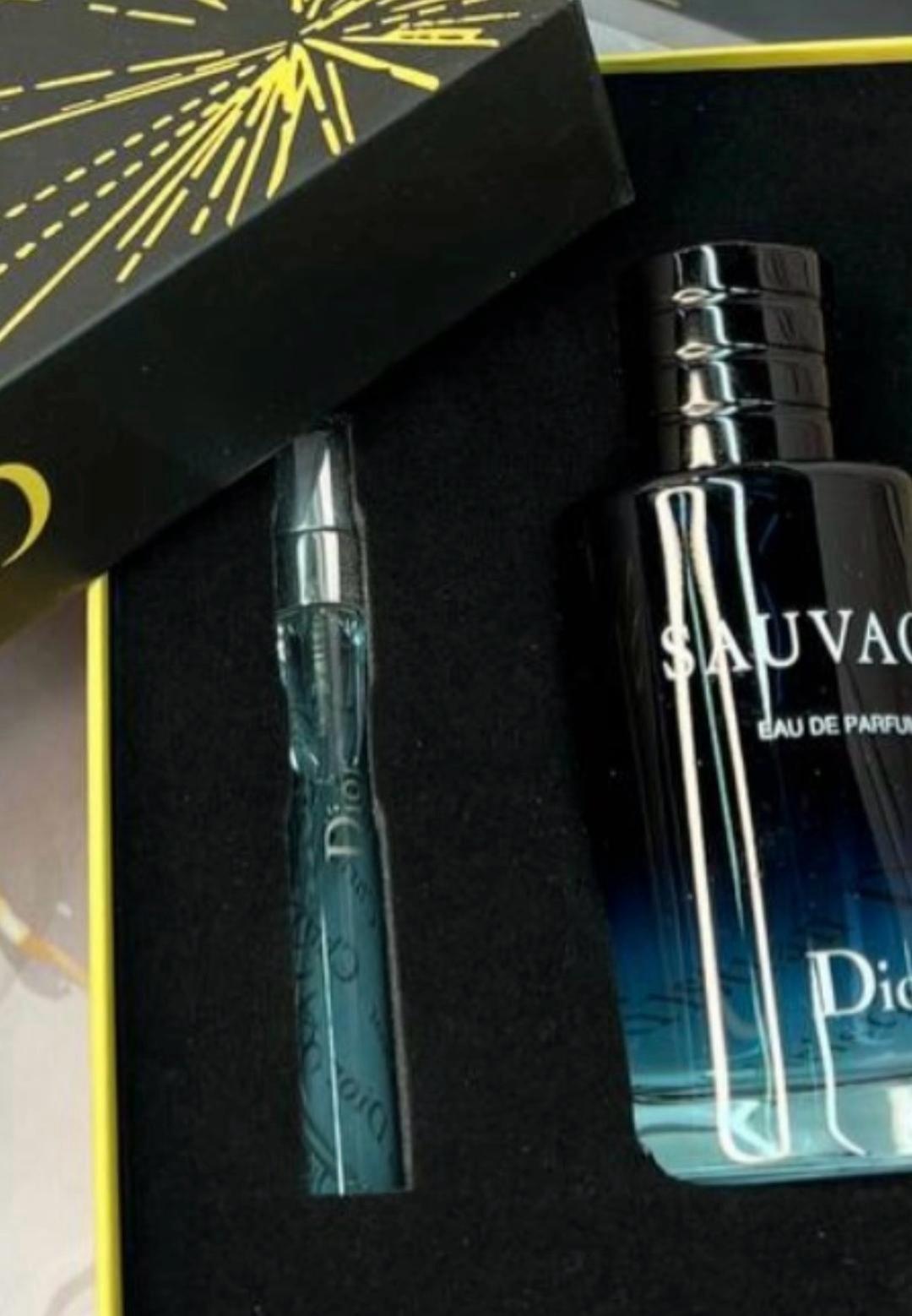 Dior Sauvage Парфюм 100 мл +10 мл тревел Новый набор — фото 2
