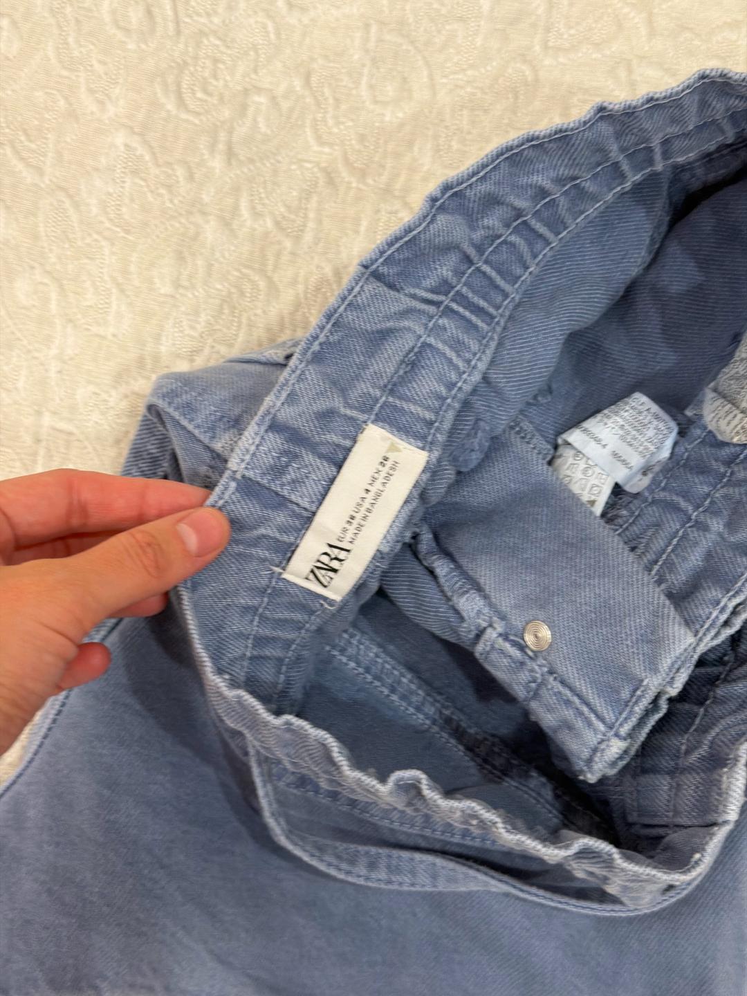 Zara Джинсовые шорты ZARA — фото 2
