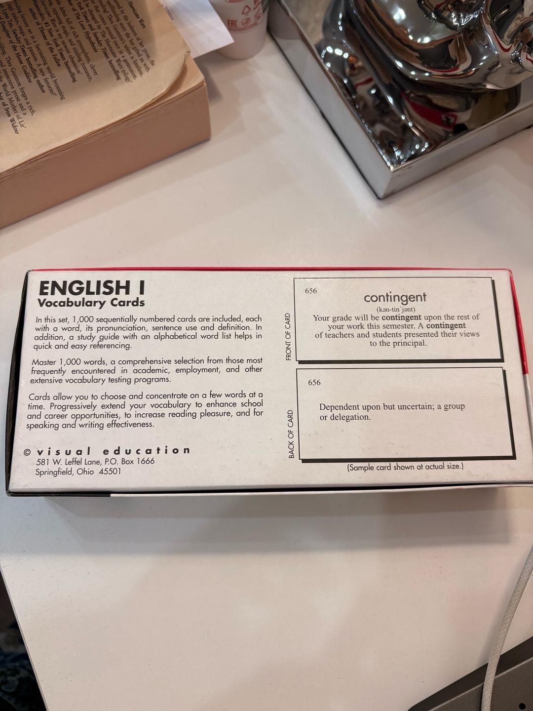 English Vocabulary Cards набор карточек — фото 2