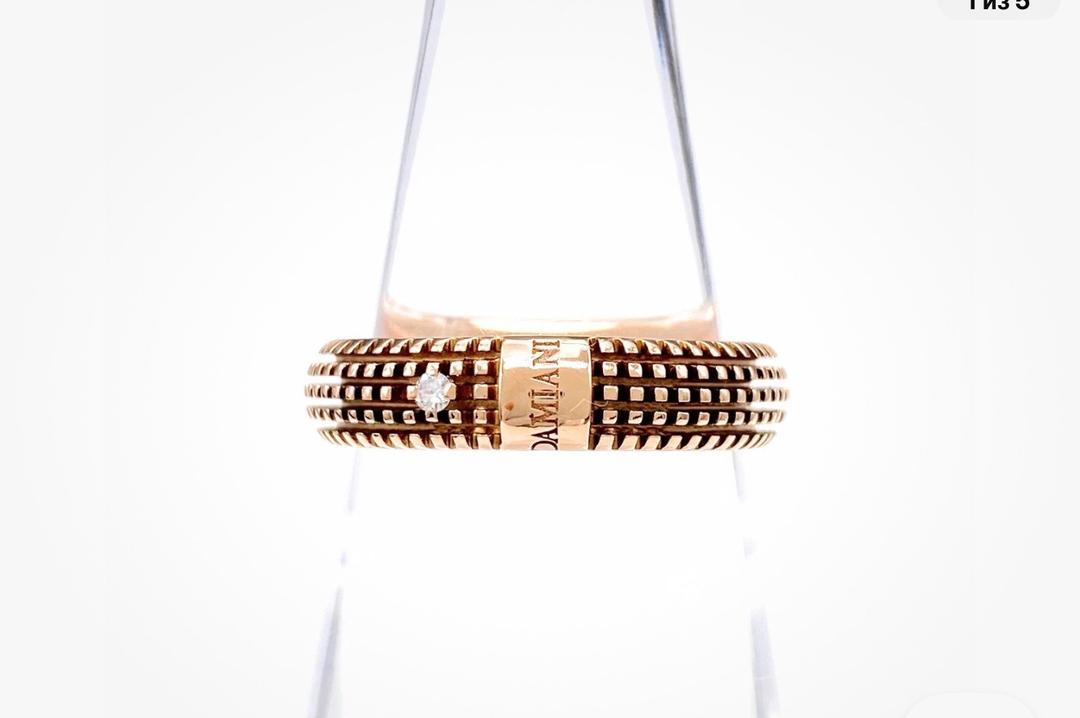 Damiani Кольцо Damiani Элегантное оригинальное кольцо от итальянского ювелирного дома — фото 2