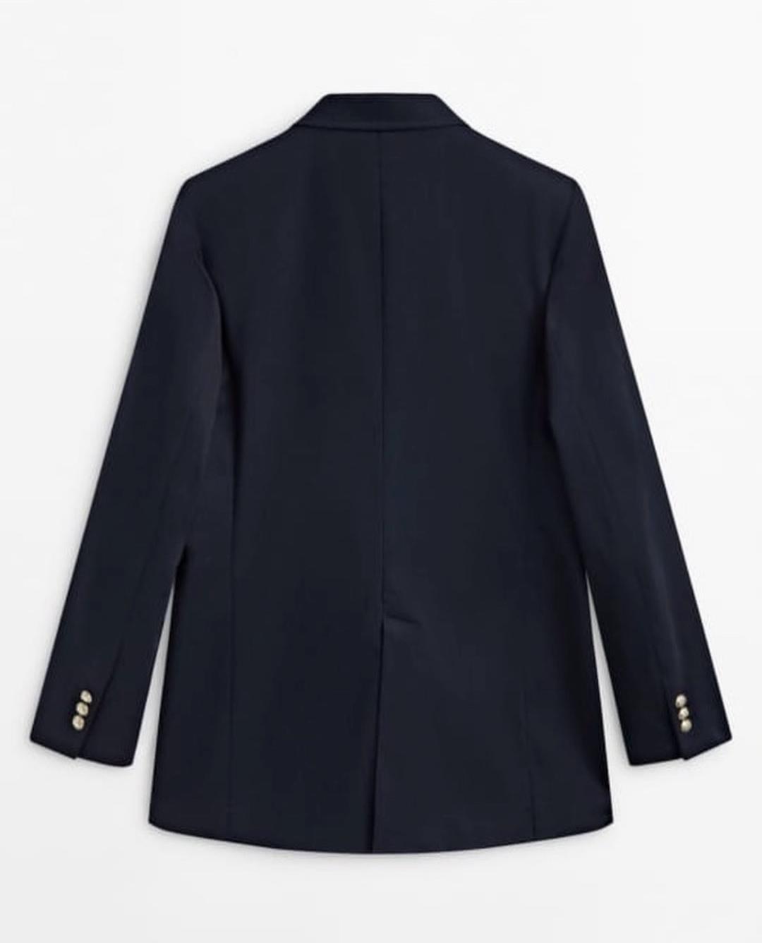 Massimo Dutti Двубортный блейзер — фото 2