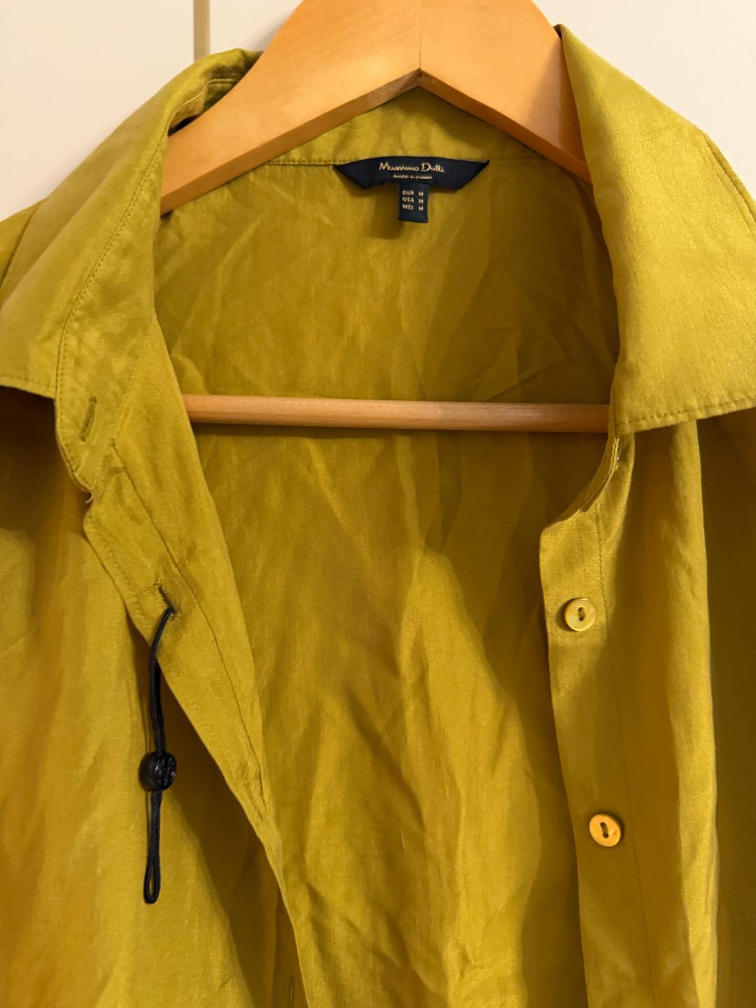 Massimo Dutti Рубашка Massimo Dutti 100% шелк — фото 2