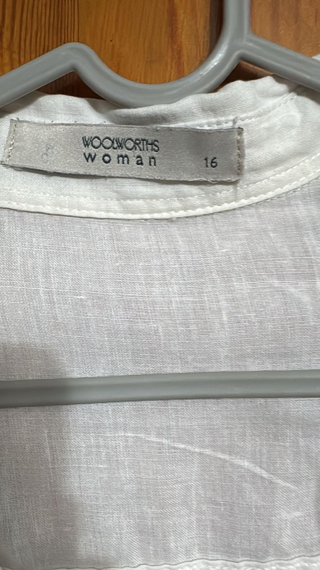 Woolworths Рубашка женская лён чистый — фото 2