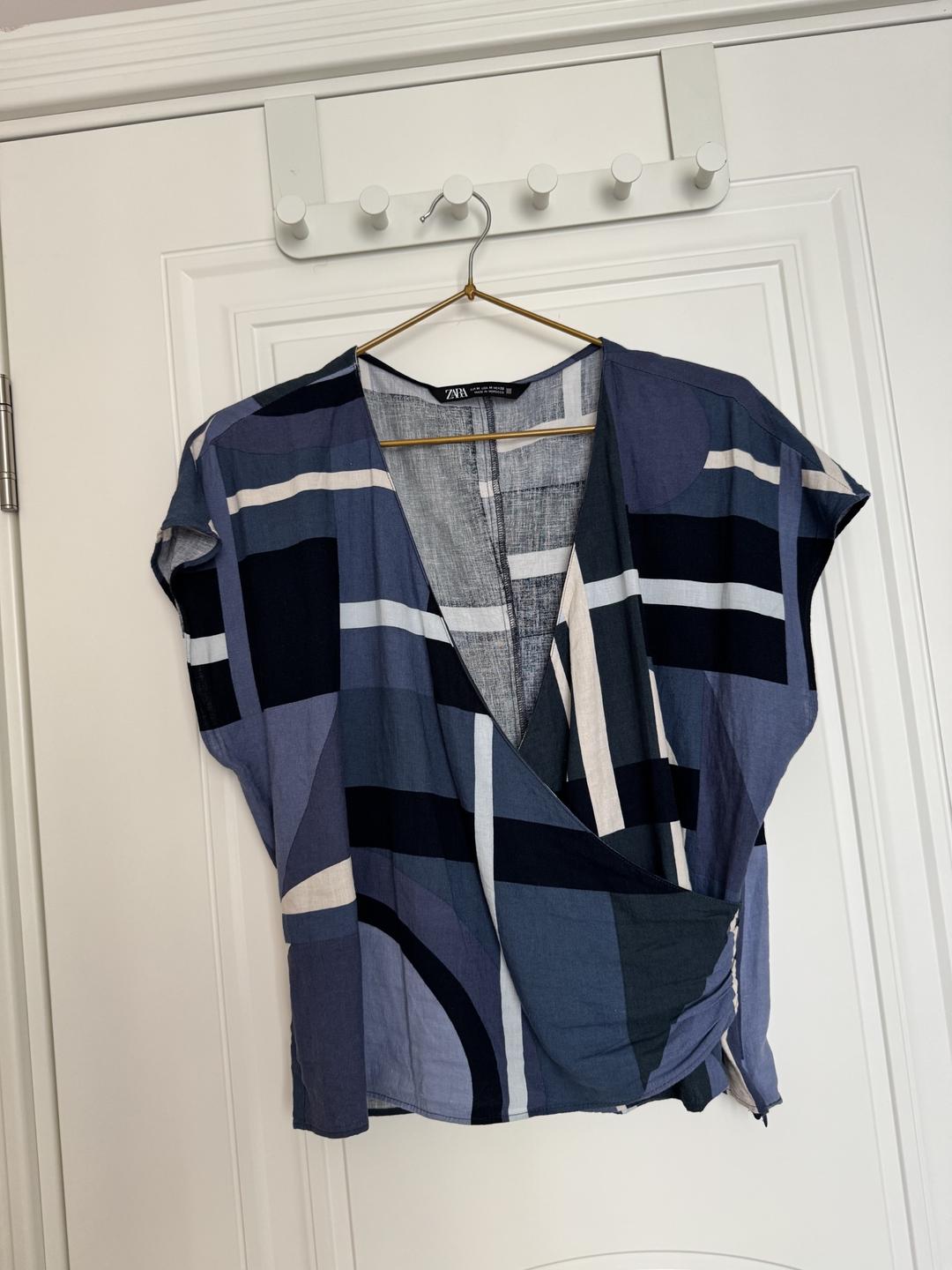 Zara Топ изо льна Zara — фото 2