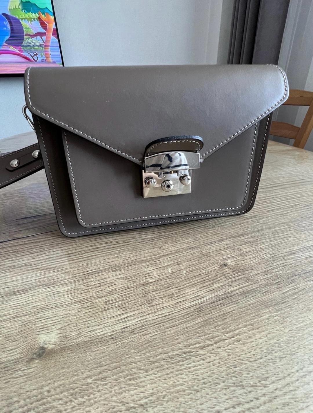 First Genuine Leather Итальянская сумка натуральная кожа — фото 2