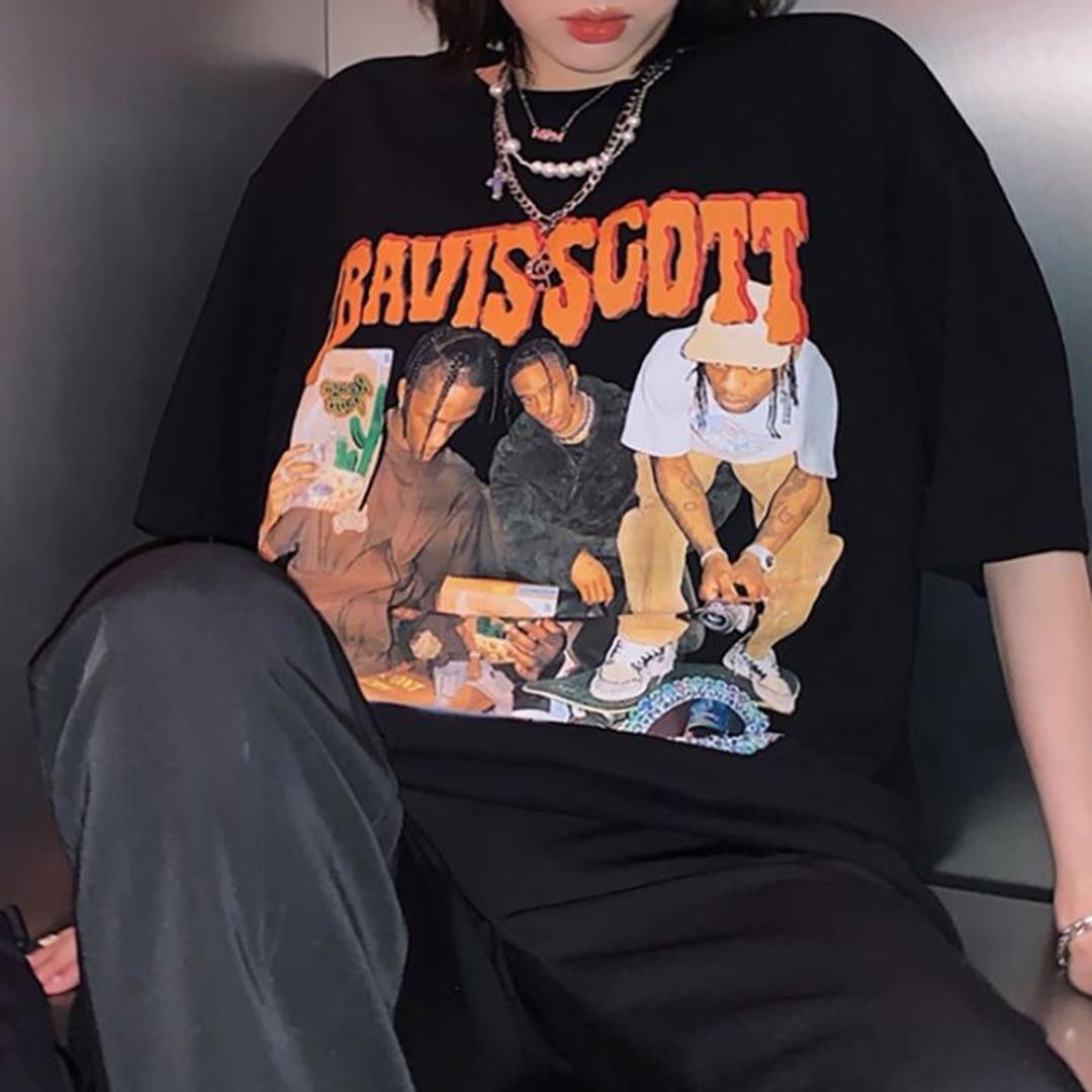 Футболка с принтом Travis Scott — фото 2