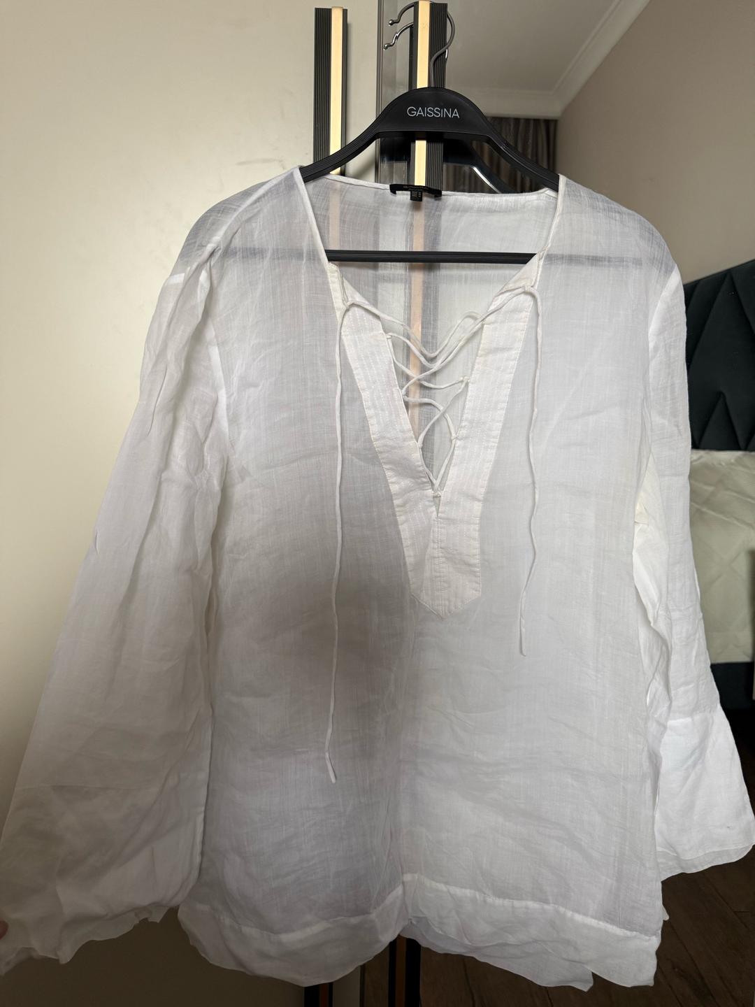 Massimo Dutti Белая блузка — фото 2